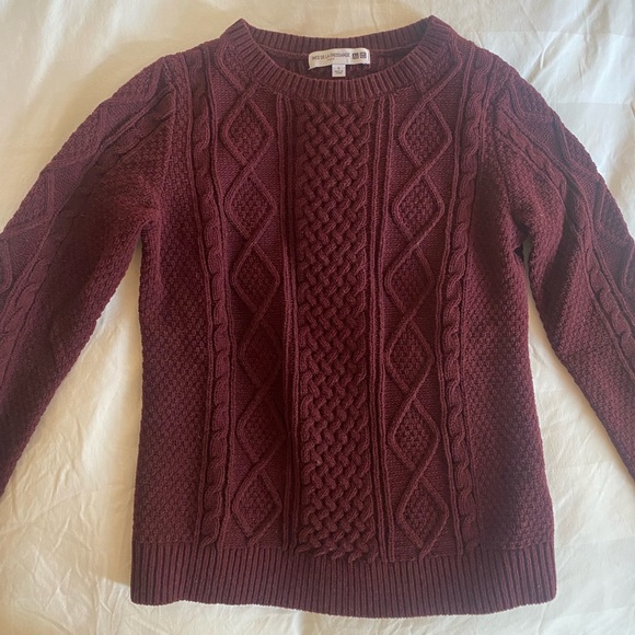 Uniqlo Ines de la Fressange sweater burgundy - Picture 3 of 5